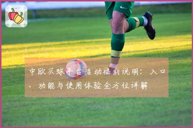 中欧买球平台活动福利说明：入口、功能与使用体验全方位详解